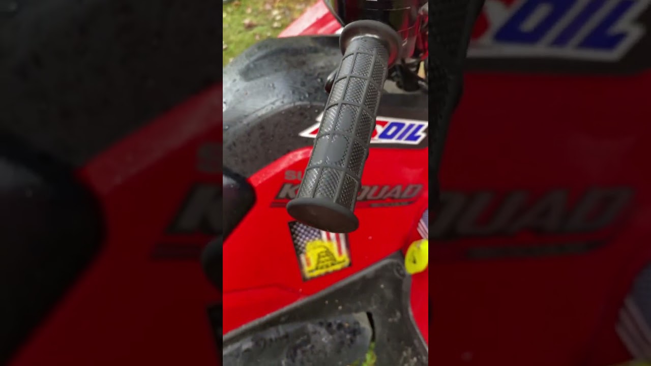 Starting the Kingquad after some bad storms 