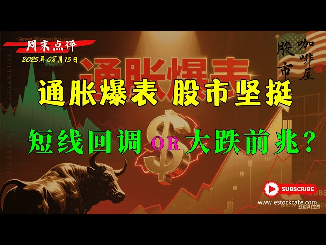 通胀高烧不退，股市还能继续嗨多久？个股分析 SOXX ABNB FTNT LLY UNH LULU INTC 【视频第787期】 08/15/2025