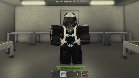 Roblox SCP M.T.F Lambda-12 "Pest Control" Paratrooper (Avatar Build)