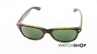 Ray-Ban Men's New Wayfarer Classic Sunglasses (RB2132-902L-55)