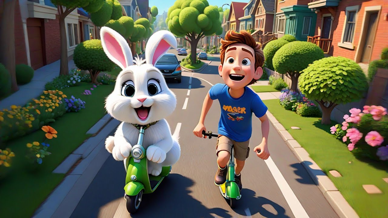 Scooter Song with Bunny Boo + More Nursery Rhymes & Kids Songs