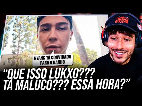 LUKXO INVITED NYANG TO THE SHOWER 😳 - NYANG reacts to: WE BEAT CLOUD9! LOUD VALORANT VLOG