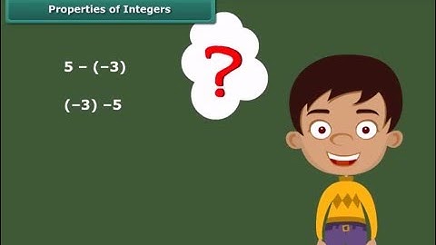 E-learning Video Class 7 Maths - Integers in English