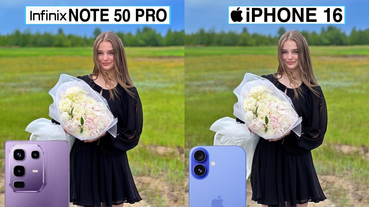 Infinix Note 50 Pro Vs iPhone 16 Camera Test Comparison
