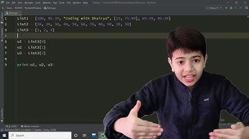 Lists in Python | #7 Python Tutorial | Python Programming Tutorial for Beginners | [Full Course]
