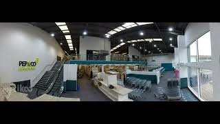 Construction time lapse - Fitting of Poundland's new Middlesbrough Supermarket