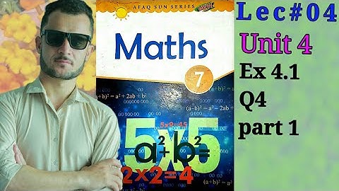 7th-Math-Unit-4-Ex-4.1 Q4( part 1) (Afaq Sun Series)