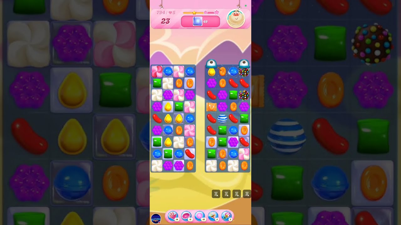 Candy crush Saga office time pe 810 level par, 