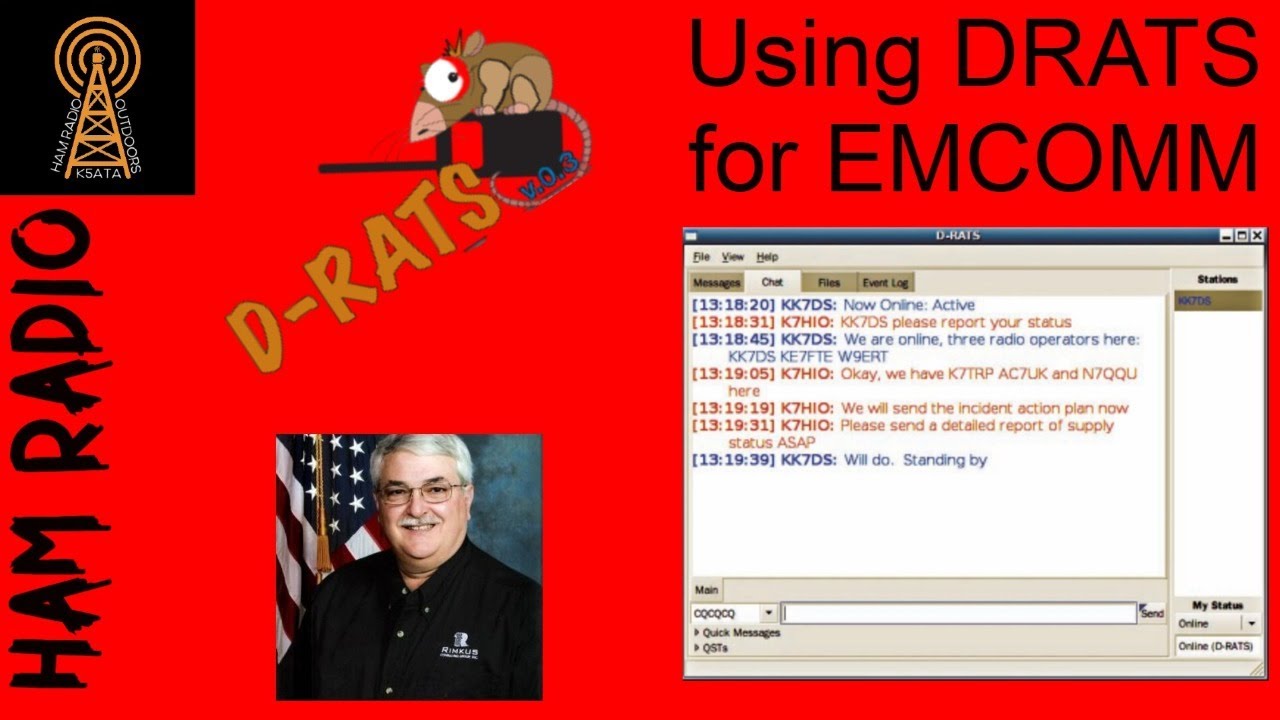 Using DRATS for EMCOMM