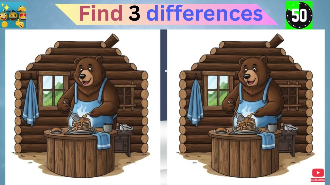 Find 3 differences | How sharp your mind | Test your brain