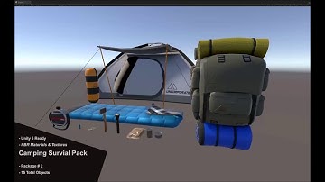 Camping Survival Pack 2 devotid Unity Asset Store