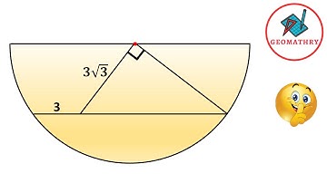 How to Find the Area of the Semi-Circle Easily