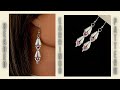 Dangle earrings tutorial 10 mins diy earrings beads earrings making