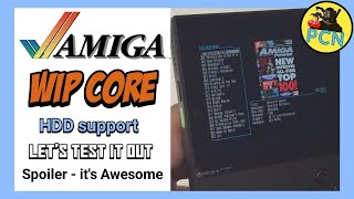 AMIGA Core Update is AMAZING | Analogue Pocket | WIP by Mazamars312 and AmigaVision