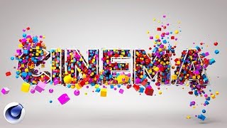 Cinema 4D Tutorial - Random & Fancy Text Effect