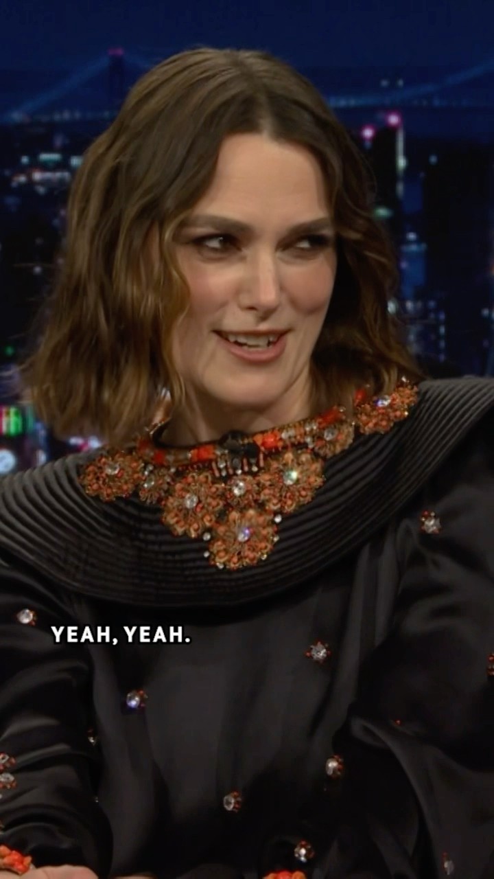 #KeiraKnightley talks her new series Black Doves! #FallonTonight