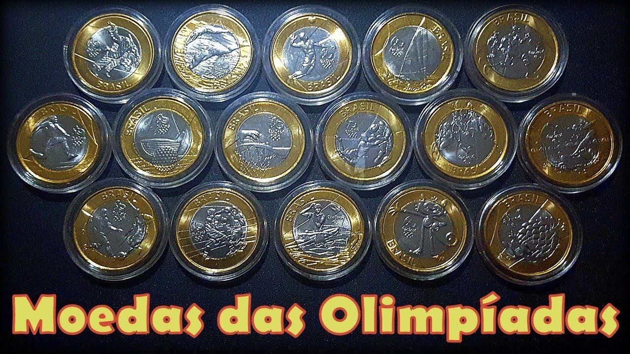 Moedas de R$ 1 das Olimpíadas chegam a valer até R$ 60 entre