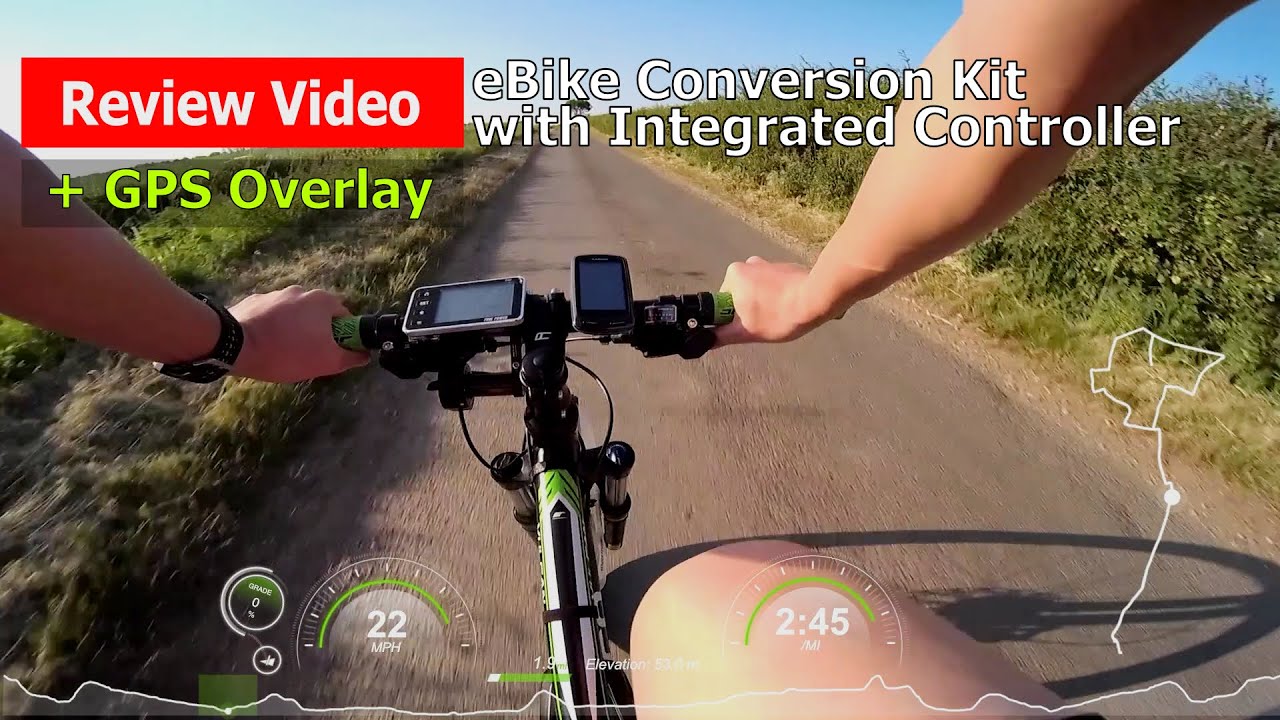 Ebike Conversion Kit Review + Gps (350W Yose Power) - Is It Fast Enough?