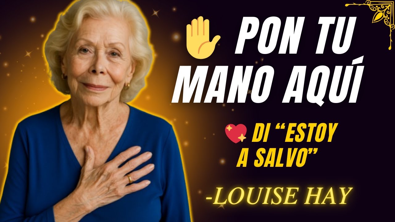Pon tu mano aquí y repite: “Estoy a salvo” — calma inmediata | Louise Hay