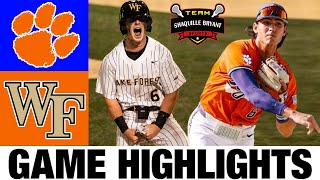 #2 Clemson vs Wake Forest Highlights | NCAA Baseball Highlights | 2024 College Baseball