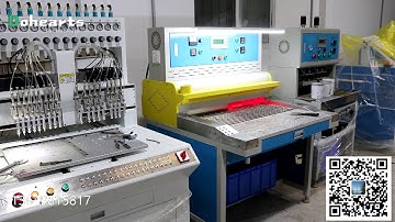 whole production line make soft pvc rubber label patch dispensing machine