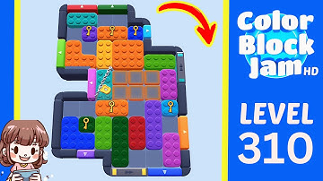 Color Block Jam Level 310 Solution Walkthrough
