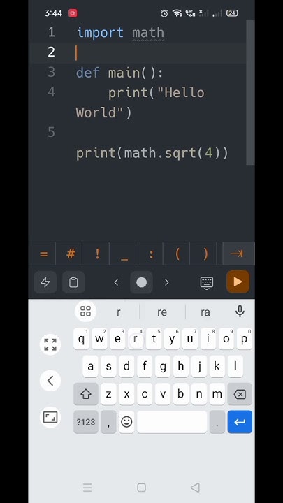 How to find square root of a number in python #coding #python # ...