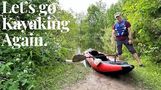 More Kayak testing- GoPlus inflatable tandem kayak. (Caledon, Ontario) 🛶🚣🏻🐠