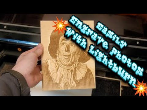 How to Laser Engrave Photos with Lightburn