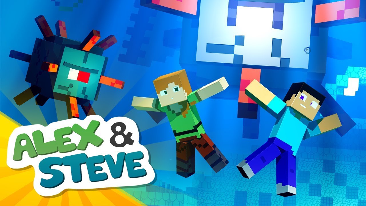 steve and alex minecraft videos