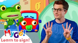 learn sign language with geckos garage baby truck loses her dummy mygo asl for kids