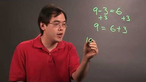 How to Use Addition to Check Subtraction