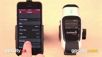Garmin VIRB Elite Smartphone App: Settings Overview with GPS City