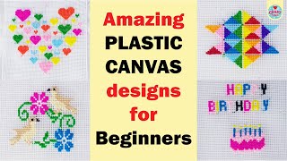 Plastic Canvas designs for Beginners | @CraftStack