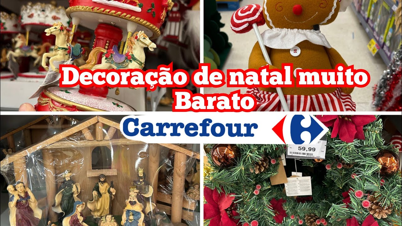 LOUCURA NOS PREÇOS DAS DECORAÇÕES DE  NATAL NO CARREFOUR.