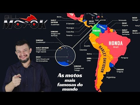 Saiba quais são as motos mais populares em quase todos os países do mundo #Billmotoka