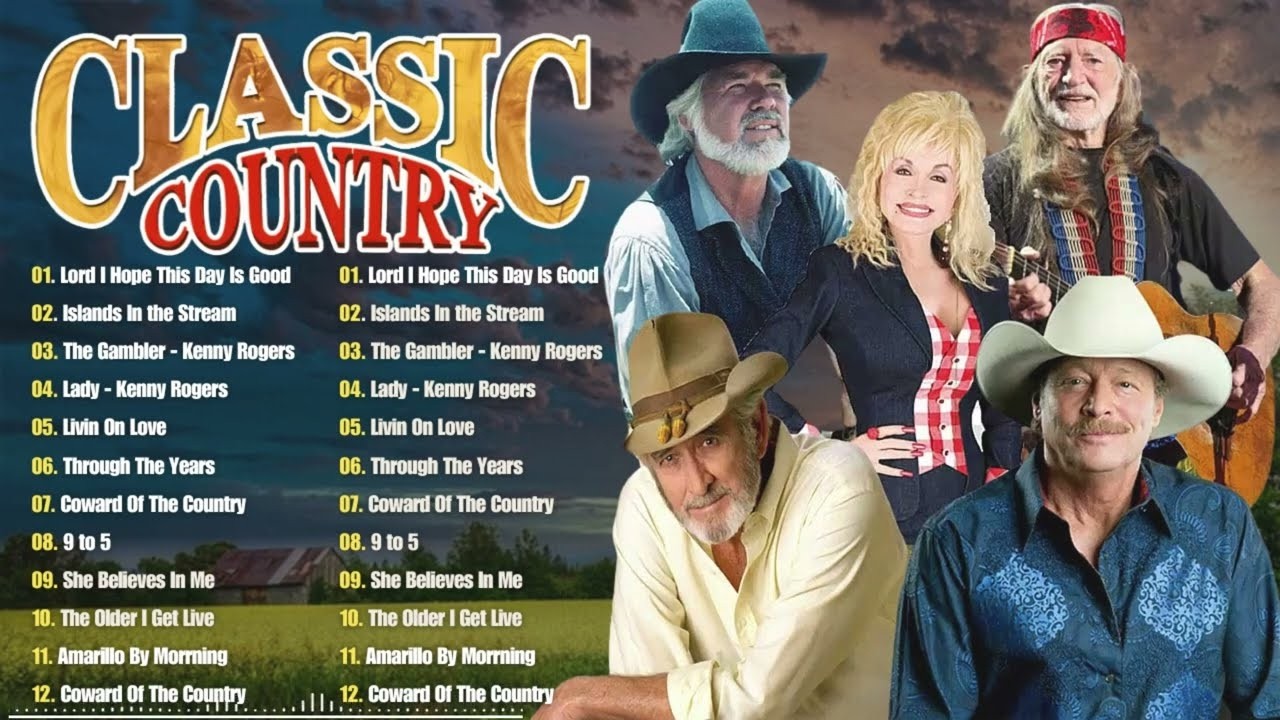 Best Classic Country Songs Of All Time 🎵 Kenny Rogers, Alan Jackson, Don Williams, George Strait