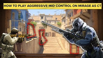How to Play Aggressive Mid Control on Mirage as CT - Lesson by CS2 Coach Hecklerr