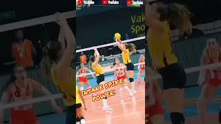 Zehra Gunes' Insane Spike Power 💪😱 #shorts #zehragunes #turkey #volleyball #volleyballword