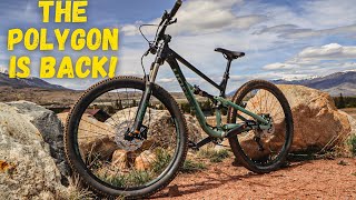 Riding a SICK Downhill Trail on The Polygon Siskiu D6 | Mountain Biking Sky Pilot