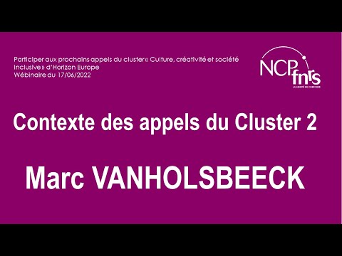 Juin 2022 – Marc Vanholsbeeck (MFWB, DGESVR)