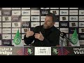 34. kārta: FK Metta 3:2 FK Auda (Preses konference) (Andris Riherts un Didjē Zanēti)