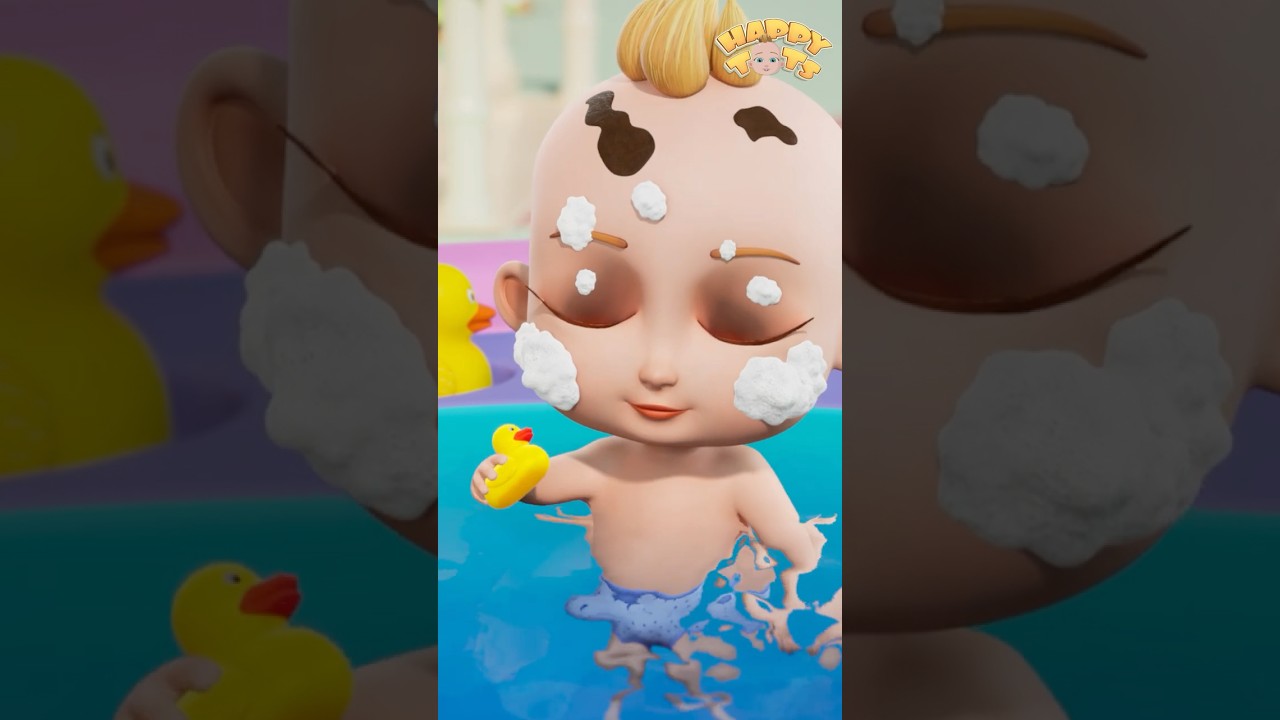 Wash My Face | Good habits | Nursery Rhymes & Kids Songs | Happy Tots 