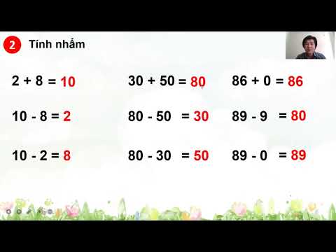 Toán - Lớp 2 - Số bị trừ - Số trừ - Hiệu