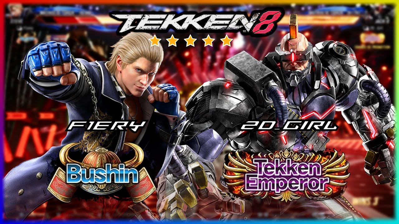 TEKKEN 8 Replays Stars - STEVE ( Bushin ) VS JACK-8 ( Tekken Emperor ) High Level Gameplay