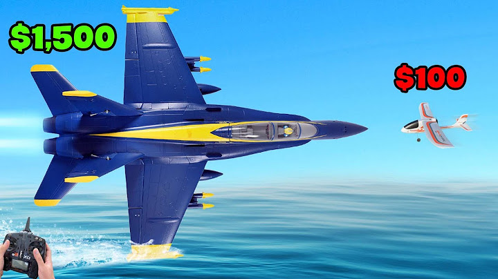 100 MPH RC Jet vs $100 Foam Airplane!