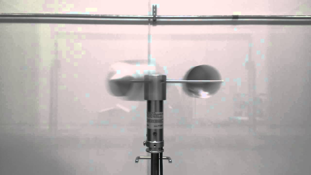 Met One 014 Mini Cup Anemometer Calibration Testing YouTube