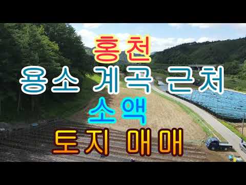 <strong>홍천</strong> <strong>용소</strong> <strong>계곡</strong> 근처 소액 토지 매매 661제곱 200평 4400만