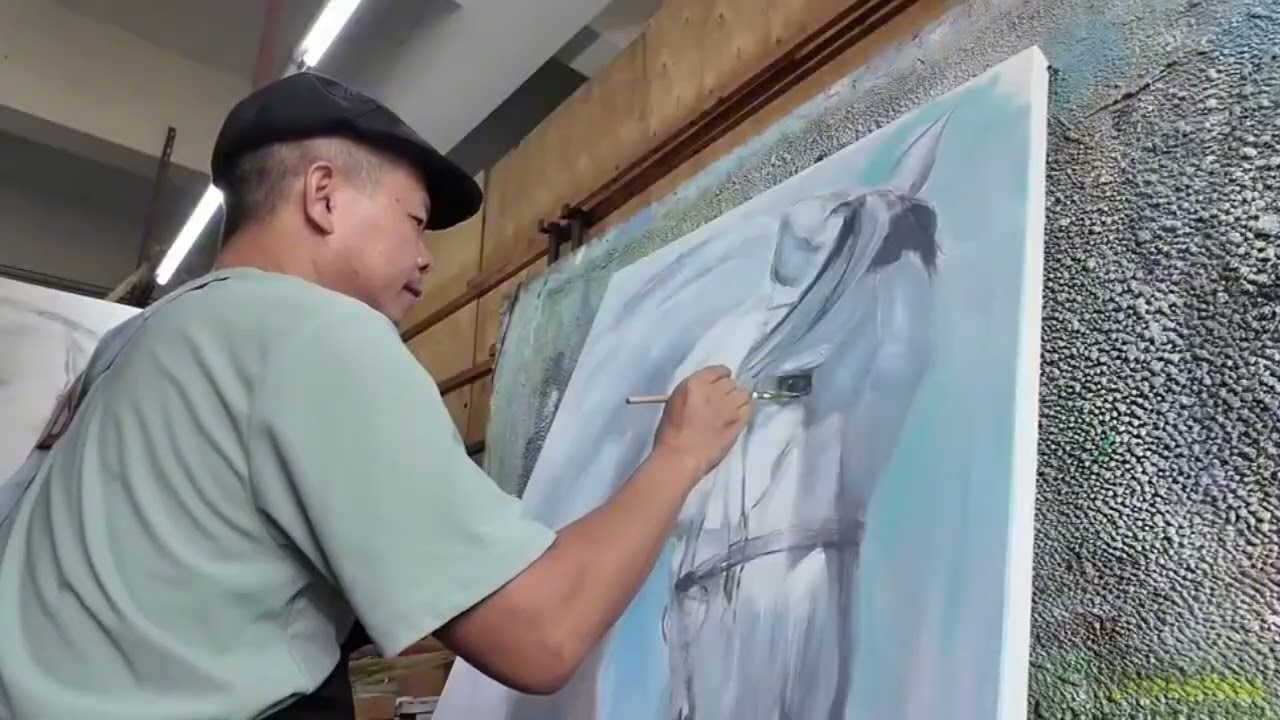 customized horse oil painting reproduction | Animal Oil Painting by Hand