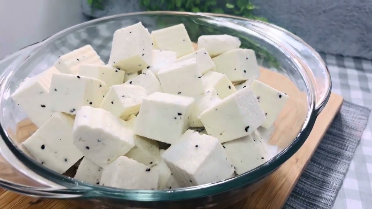 عمل الجبنة البيضاء في المنزل وطريقة تفريز الجبنة لشهر رمضان🌙#اكلات_سريعه #اكسبلور #وصفاترمضان